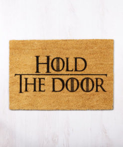 Pay domestic tribute to the saddest moments of the Game of Thrones. Game of Thrones Hold the door doormat.