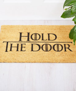 Pay domestic tribute to the saddest moments of the Game of Thrones. Game of Thrones Hold the door doormat.
