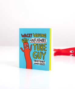 The famous Wacky Waving Inflatable Tube Guy: in miniature. Now YOU can enjoy 18 inches of wacky waving inflatable tube man fun in the comfort of your own home.