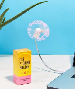 Blast yourself with cool breeze Just plug this f*cking Boiling Usb Fan via USB and prepare to chill.